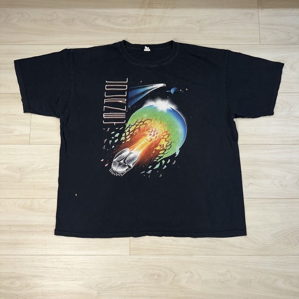 Journey Escape World Tour 2012 T Shirt Sz 2XL Black Band Music Concert Tee 90s